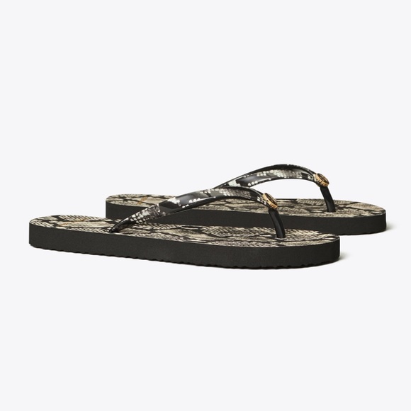 TORY BURCH PRINTED STRAP THIN FLIP FLOP - Picture 2 of 7